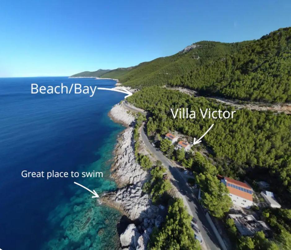 Villa Victor Babino Polje Exteriör bild
